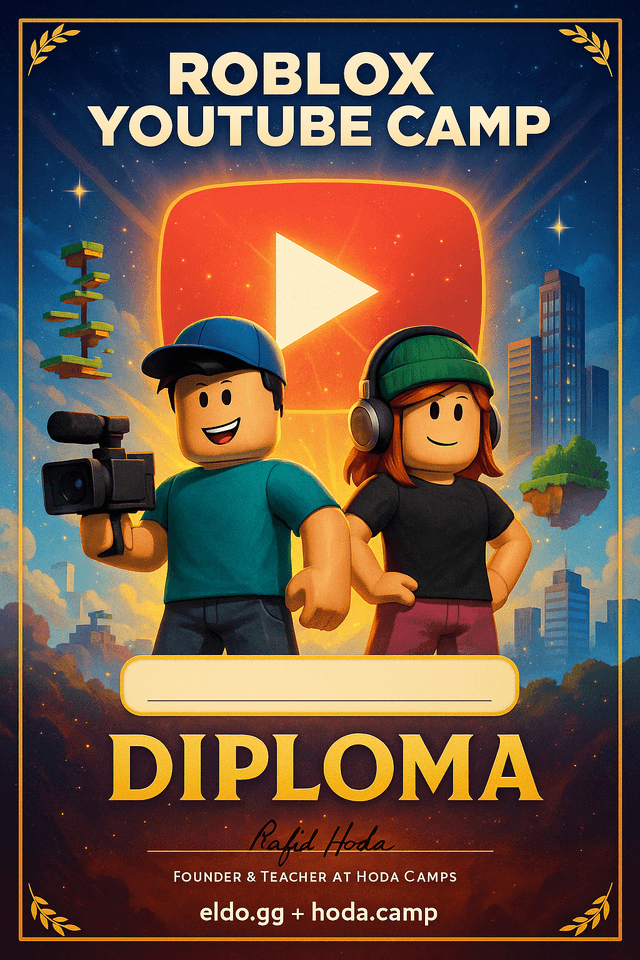 Roblox YouTube Camp Diploma