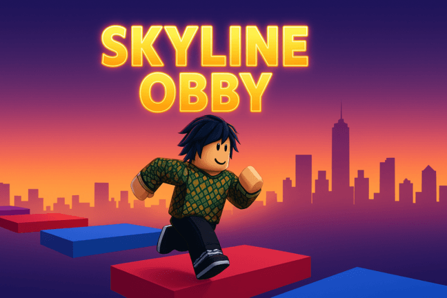 Skyline Obby - Roblox spill laget av våre elever